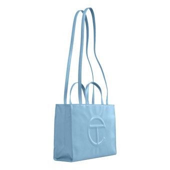 Buy Telfar Medium Shopping Bag 'Pool Blue' - TF 012 PB M 006
