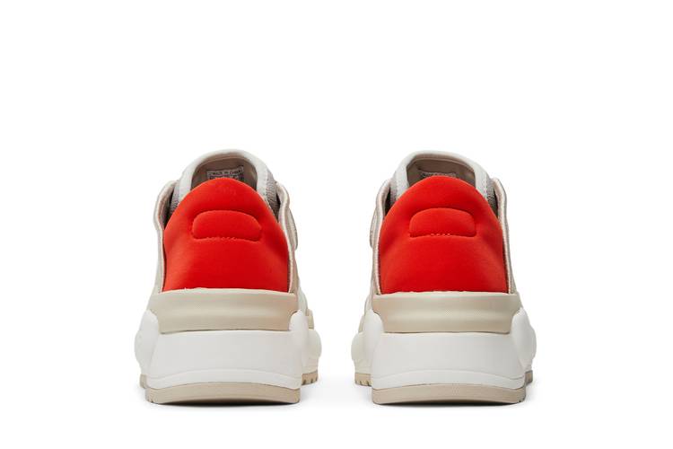 Y-3 Hokori II Core White / Cream White / Orange Low Top Sneakers