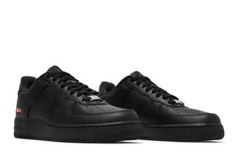 Size 6M - Nike Air Force 1 Low x Supreme - Black- FAST SHIPPING ✈️  CU9225-001