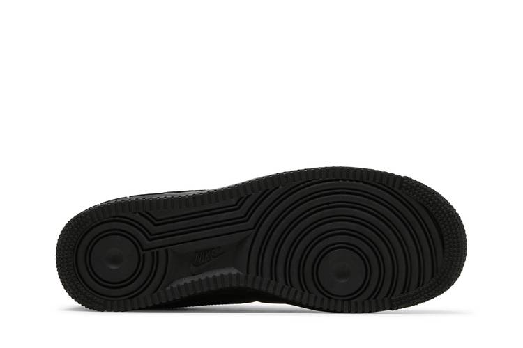 Nike Air Force 1 Low Supreme Triple Black CU9225-001 Fashion Shoes