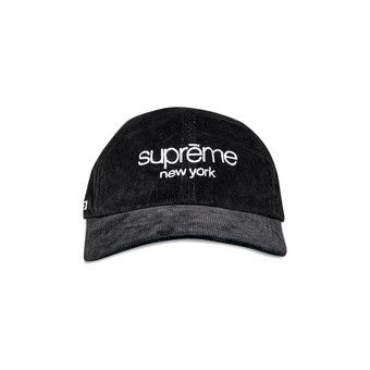 Buy Supreme GORE-TEX Corduroy Classic Logo 6-Panel 'Black
