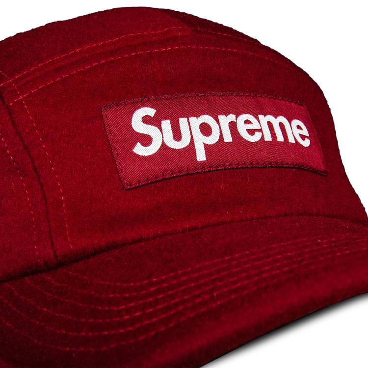 Buy Supreme Wool Camp Cap 'Red' - FW21H121 RED
