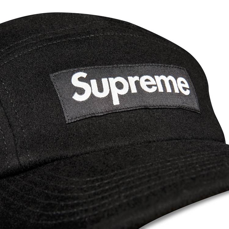 Buy Supreme Wool Camp Cap 'Black' - FW21H121 BLACK