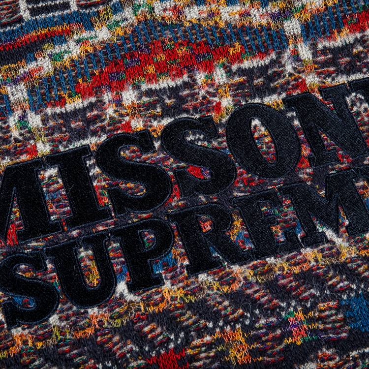 Buy Supreme x Missoni Reversible Knit Jacket 'Navy' - FW21J116