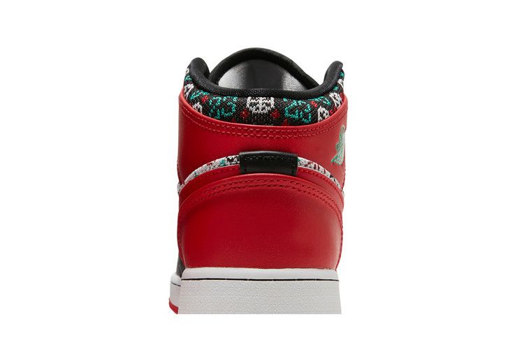 Air Jordan 1 Mid SE Gs Ugly Christmas Sweater