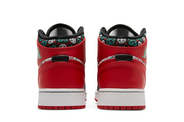 Air Jordan 1 Mid SE Gs Ugly Christmas Sweater