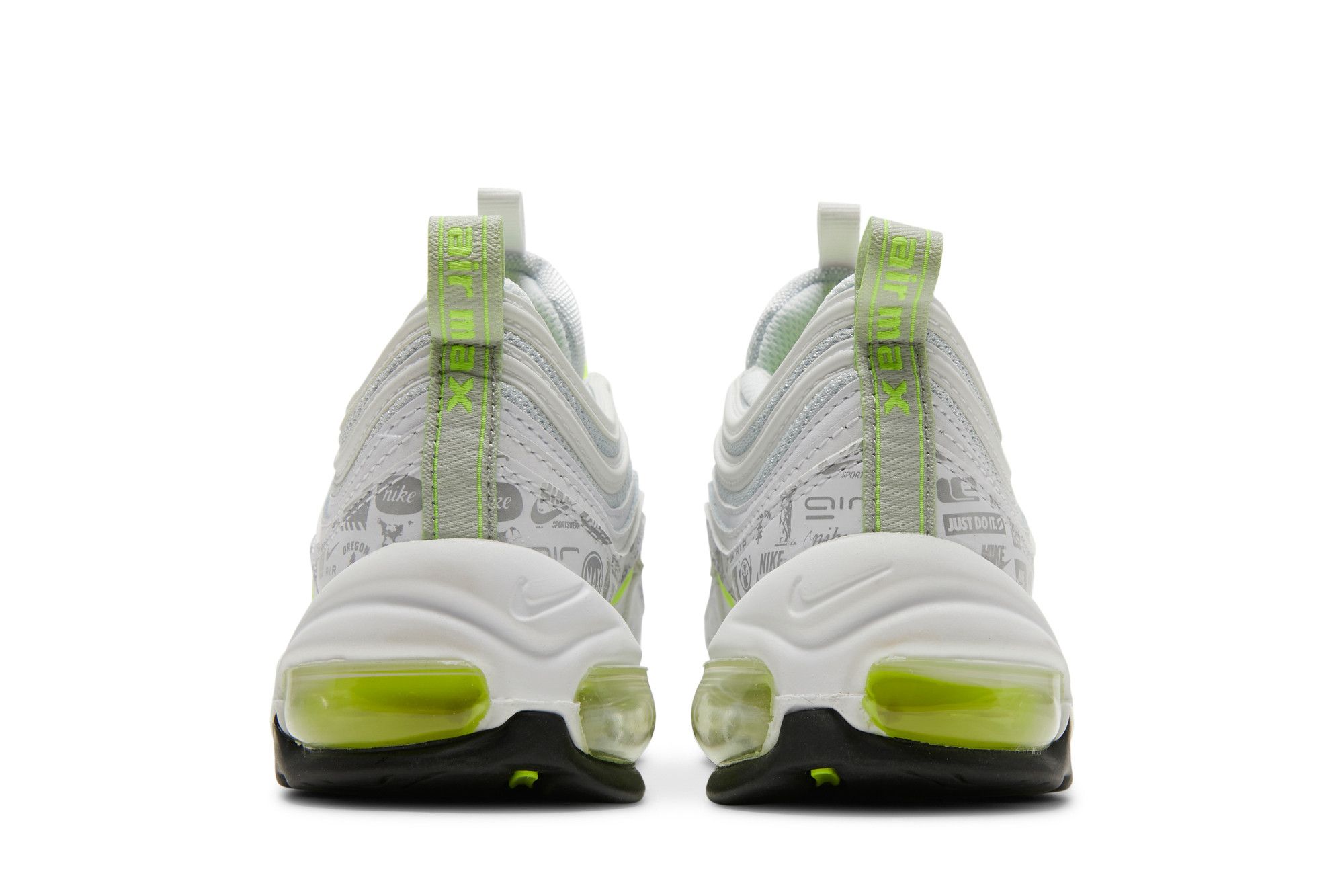 Pre-owned Nike Air Max 97 Gs 'reflective Logos' In White