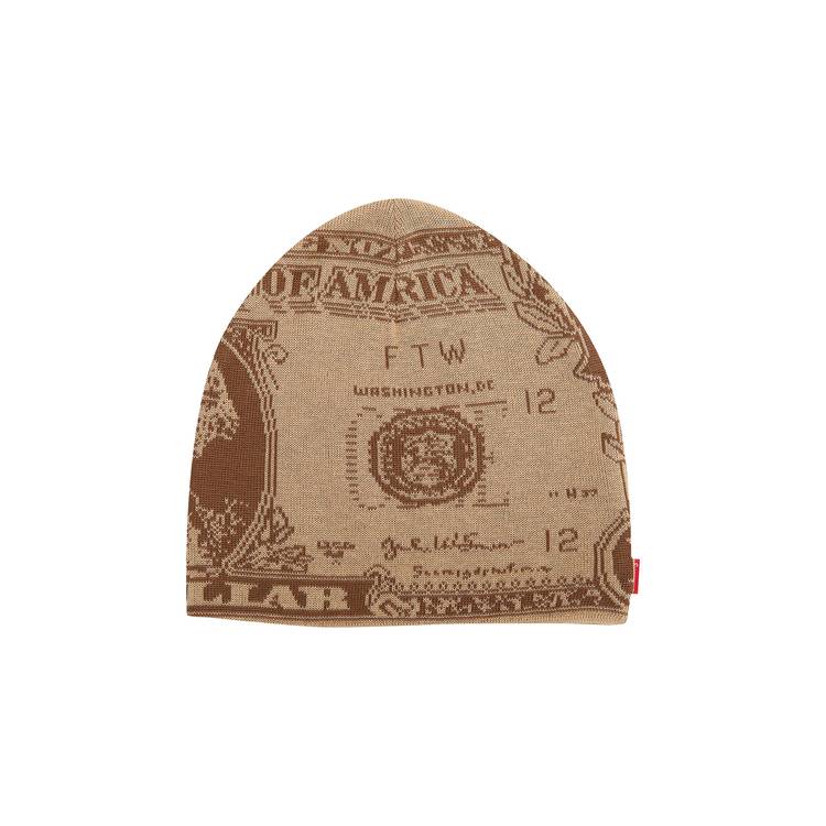 Buy Supreme Dollar Beanie 'Tan' - FW21BN38 TAN | GOAT