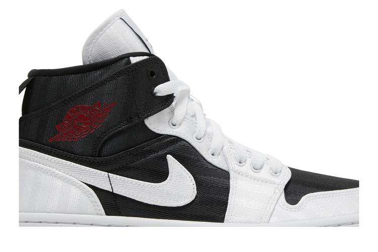 Buy Wmns Air Jordan 1 Mid SE Utility 'White Black Gym Red