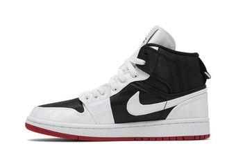 Buy Wmns Air Jordan 1 Mid SE Utility White Black Gym Red