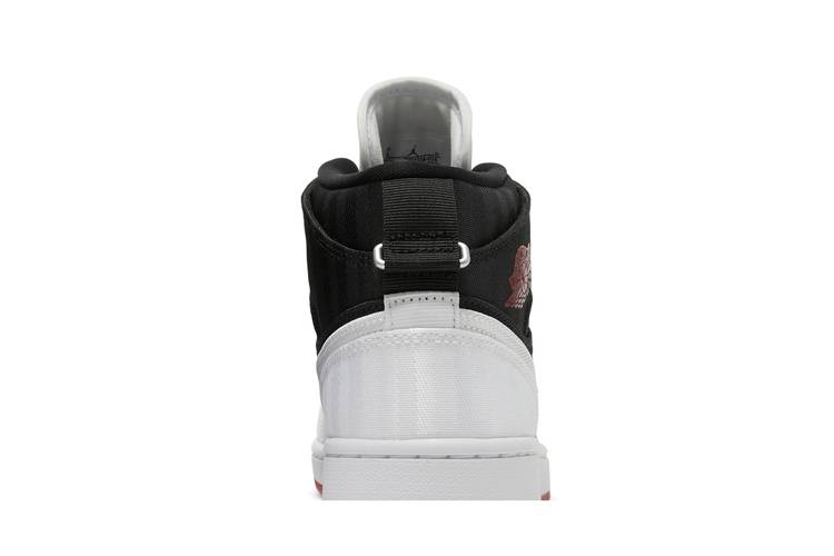Air Jordan 1 Mid Se Utility Black White Gym Red - Men 9.5 / Women 11 Panda  AJKO