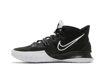 Black and outlet white kyrie shoes