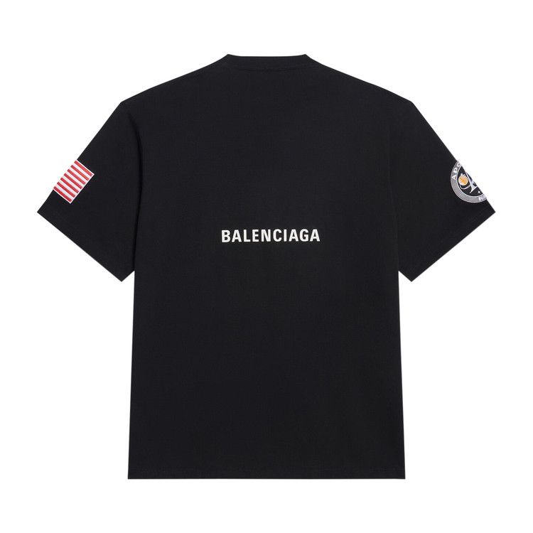 Balenciaga Boxy T-Shirt 'black/White'