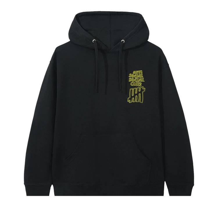 Buy Anti Social Social Club x Undefeated Hoodie 'Black' - 0657