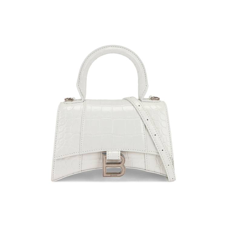 Balenciaga Hourglass XS Top Handle Bag 'White' | GOAT