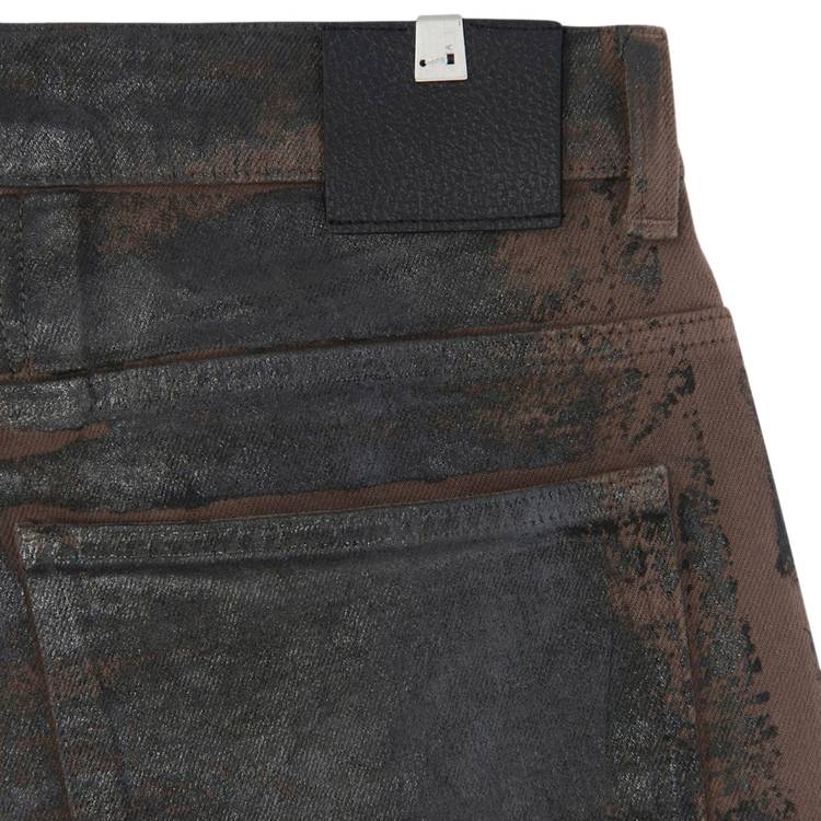 Buy 1017 ALYX 9SM Treated Denim Jeans 'Dark Brown' - AAMPA0232FA01 