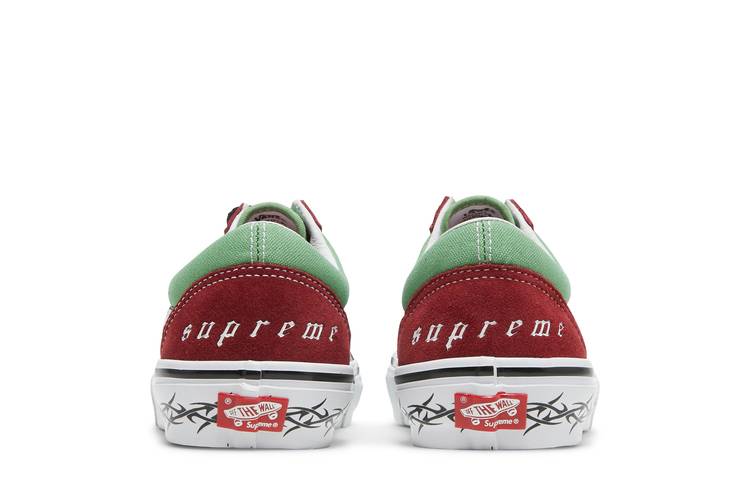Supreme x Vans 'Barbed Wire - Green' Size 8 for Sale in San Diego