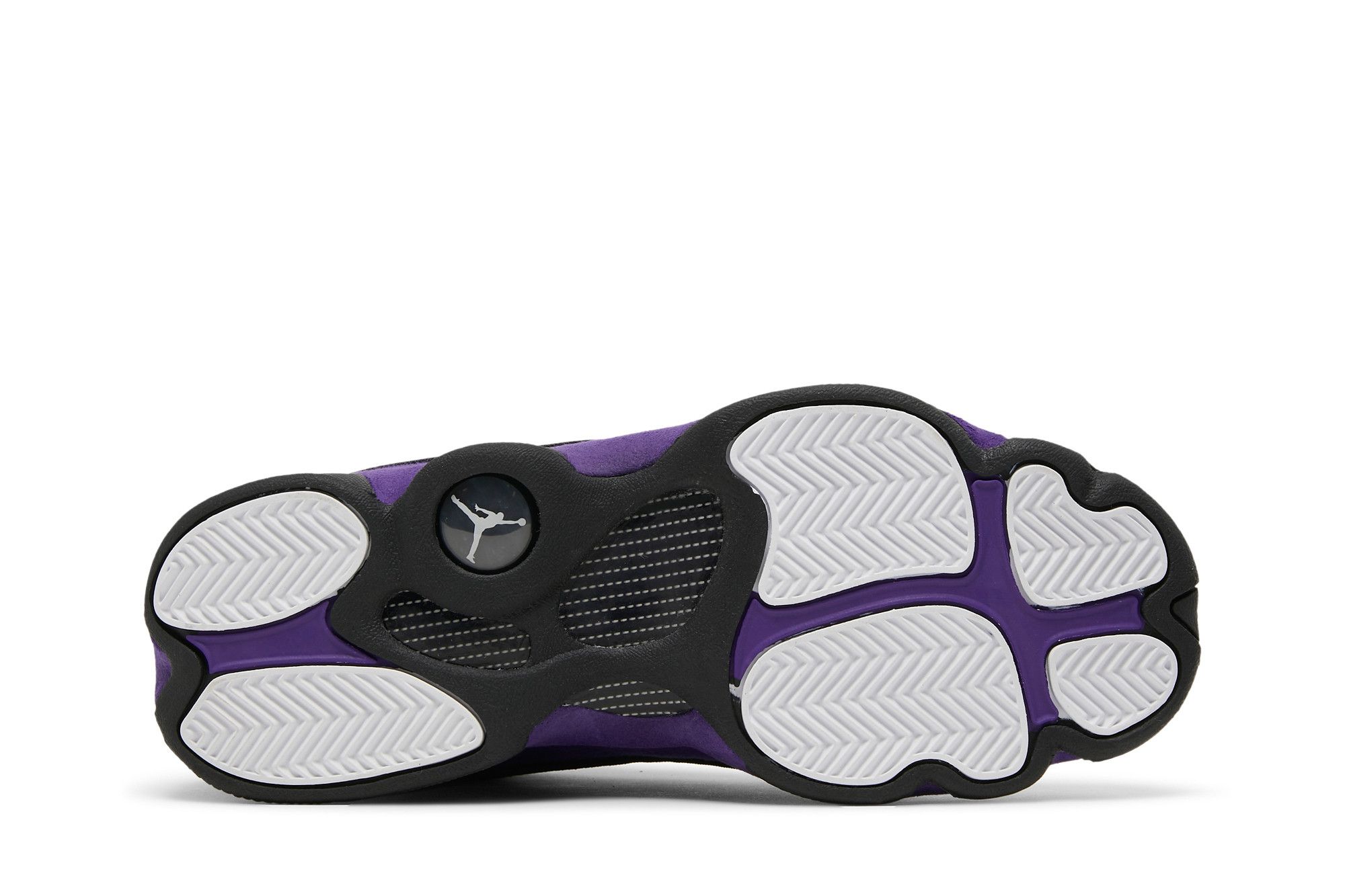 Pre-owned Air Jordan 13 Retro Gs 'court Purple' In Black