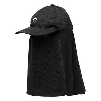 Buy Marine Serre Protective Scarf Branded Cap 'Black