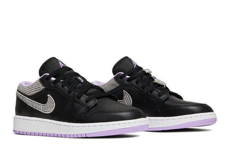 Air Jordan 1 Low SE Gs Houndstooth