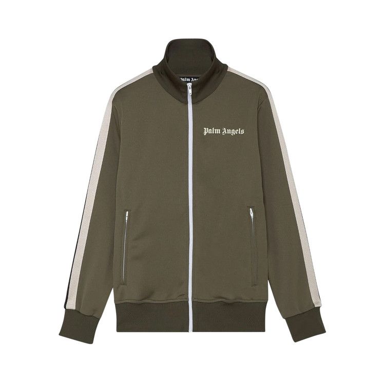 Palm Angels Classic Track Jacket 'military/Off White'