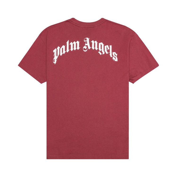 Buy Palm Angels Bear Classic Tee 'Burgundy/Brown