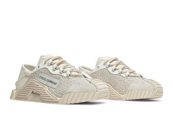 スニーカー Dolce & Gabbana FW25 Lace sneakers (CK1837AX372 80005) Dolce Gabbana - NS1 beige and pink sneakers | Exclusive