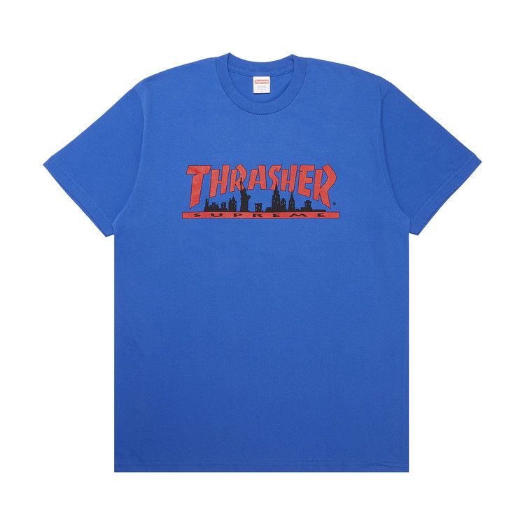 Supreme X Thrasher Skyline Tee 'royal'
