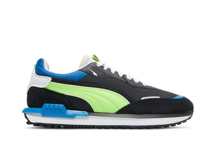 PUMA City Rider 'Electric - Black Green Glare'