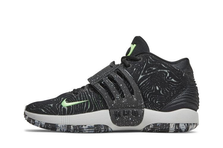 Nike KD 14 Black Lime Glow - Thumbnail 4