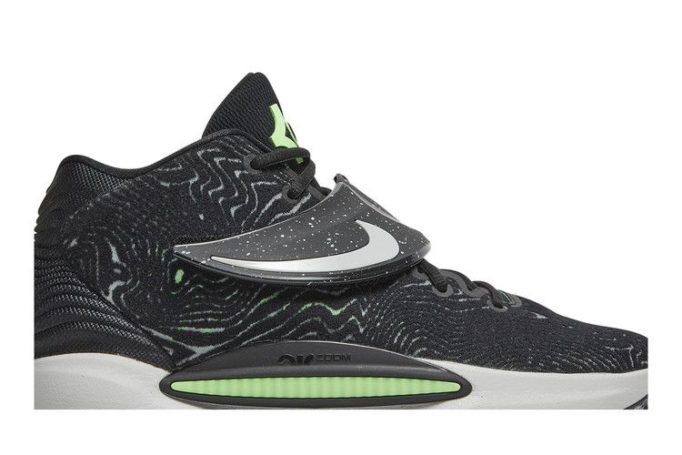 Nike KD 14 Black Lime Glow - Thumbnail 3
