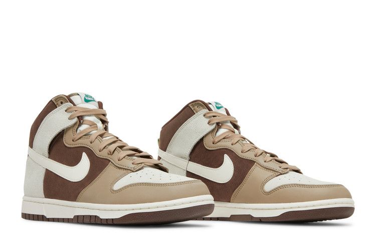 nike dunk high light chocolate goat