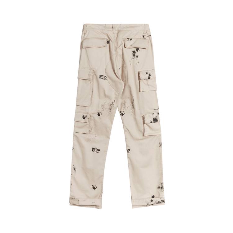 Buy Reese Cooper Stamp Print Cotton Canvas Cargo Trouser