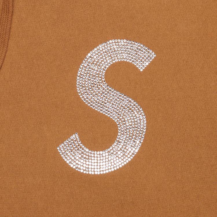 在庫僅少】 Supreme S Logo Hooded Sweatshirt Brown M パーカー