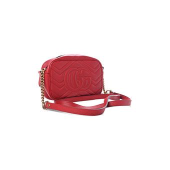 Gucci GG Marmont Pink Embroidery Super Mini Bag