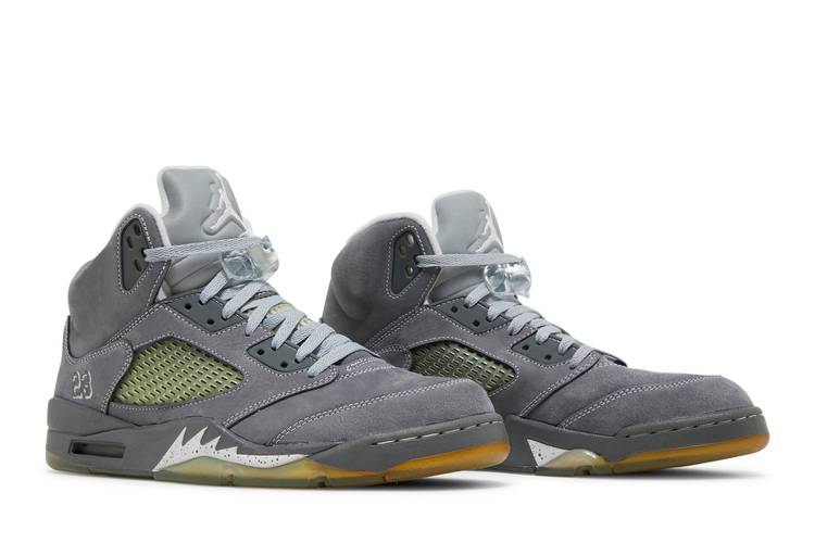 grey jordan 5 shoes