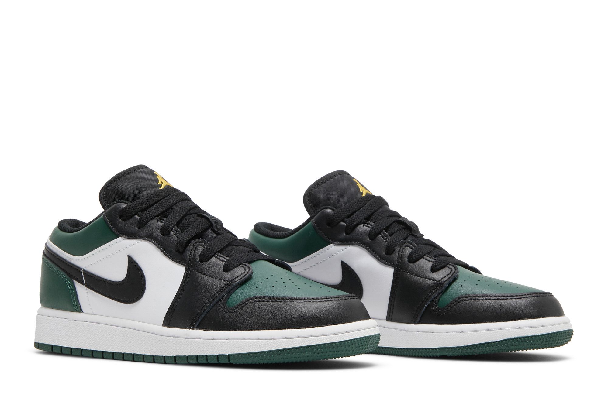 Pre-owned Air Jordan 1 Low Gs 'green Toe'