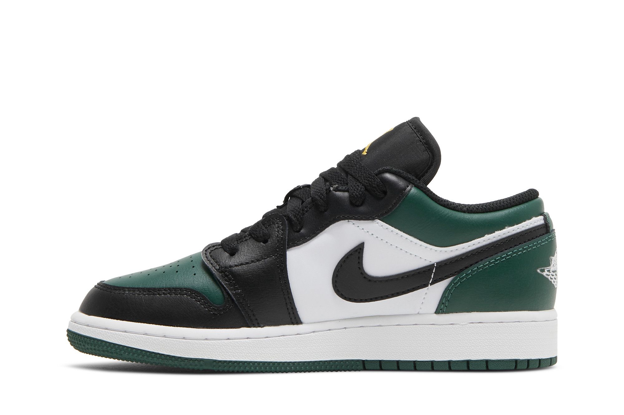 Pre-owned Air Jordan 1 Low Gs 'green Toe'