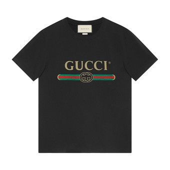 Buy Gucci Washed Jersey Oversize T-Shirt 'Black' - 440103 X3F05
