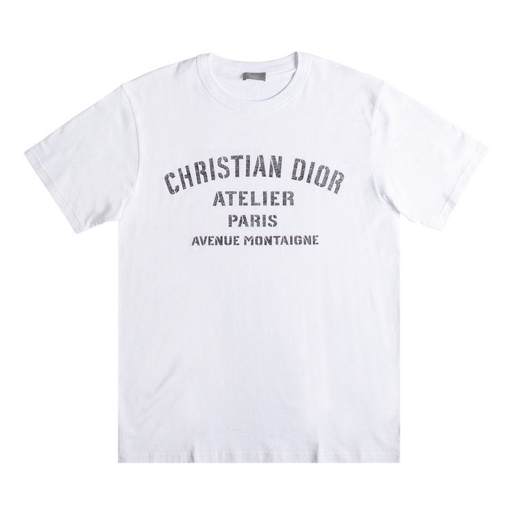 Buy Dior CD Atelier T-Shirt 'White' - 043J615A0589 C089 | GOAT