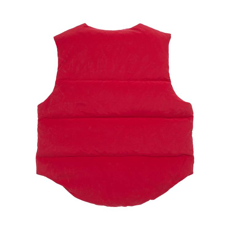 Supreme x WTAPS Tactical Down Vest 'Red' | GOAT