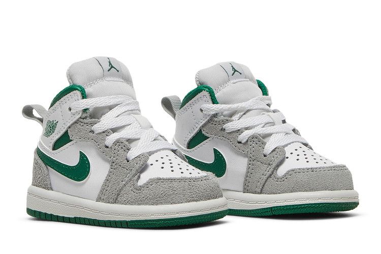 Air Jordan 1 Mid SE Td Grey Pine Green