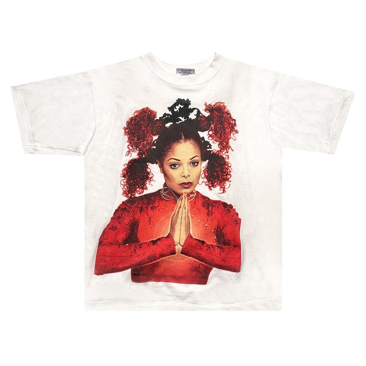 Buy Vintage Janet Jackson The Velvet Rope Tour Tee 'White' - 2903
