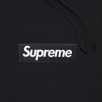 Buy Supreme Box Logo Hooded Sweatshirt 'Black' - FW21SW35