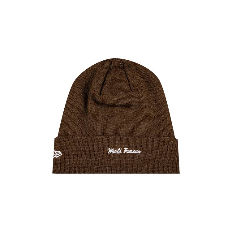 Buy Supreme x New Era Box Logo Beanie 'Dark Brown' - FW21BN9 DARK