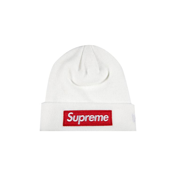 Supreme x New Era Box Logo Beanie 'White' | GOAT