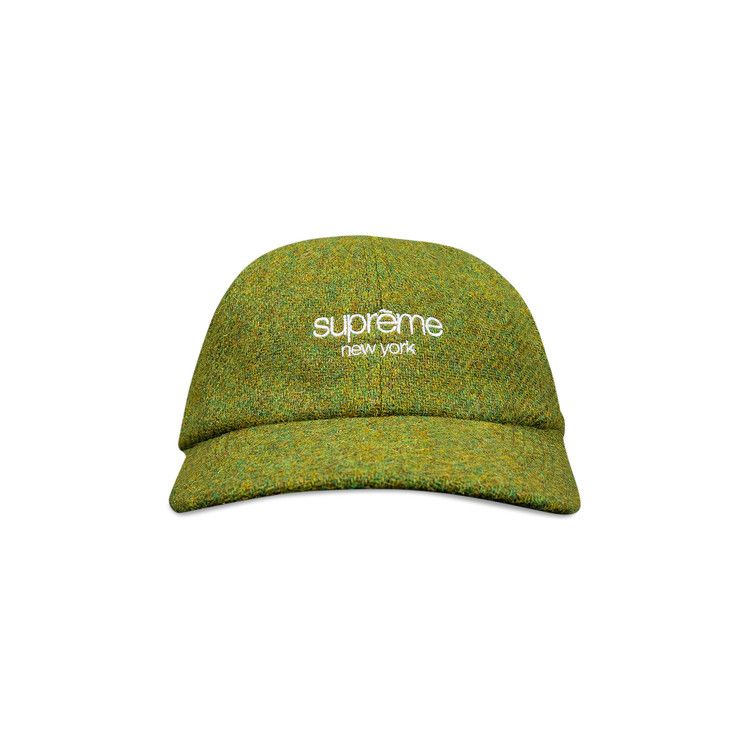 Supreme Harris Tweed Classic Logo 6-Panel 'Olive'