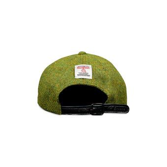 Buy Supreme Harris Tweed Classic Logo 6-Panel 'Olive' - FW21H62
