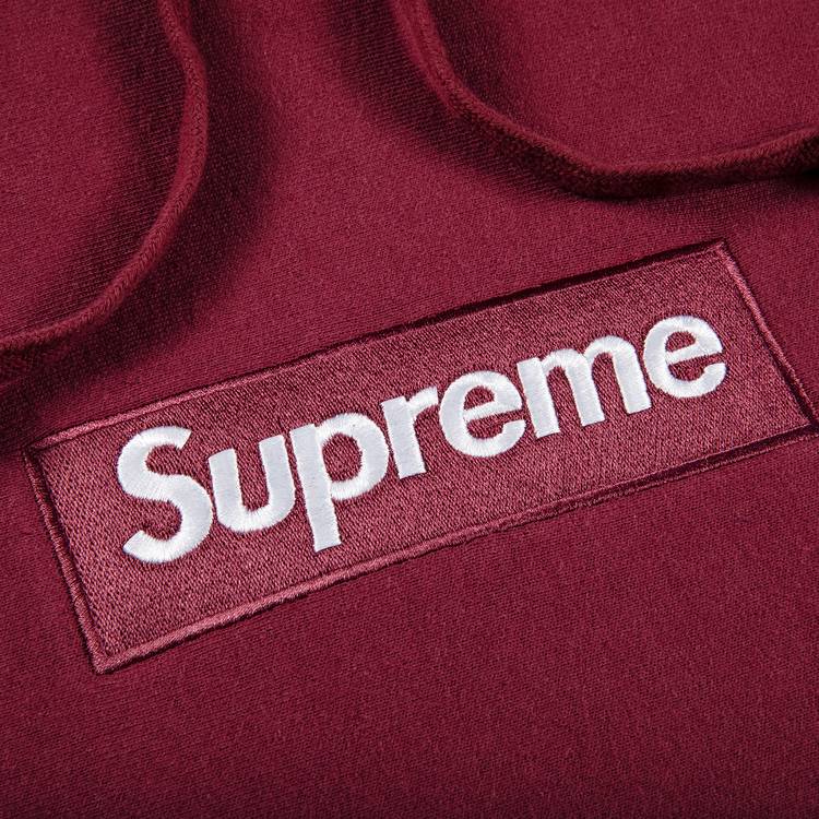 Buy Supreme Box Logo Hooded Sweatshirt 'Plum' - FW21SW35 PLUM | GOAT