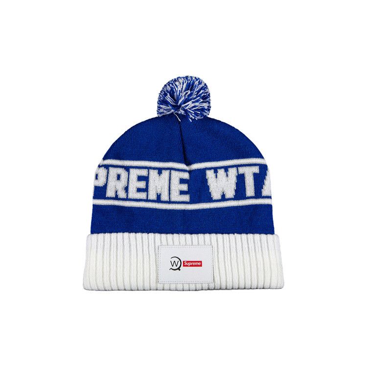 Buy Supreme x WTAPS Beanie 'Blue' - FW21BN35 BLUE | GOAT